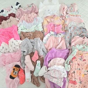Lot of Baby girl clothes Newborn, 1-3 Months